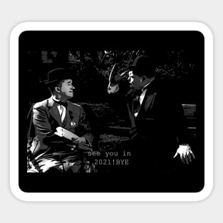 Laurel and Hardy Sticker